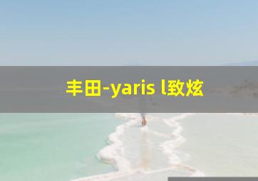 丰田-yaris l致炫